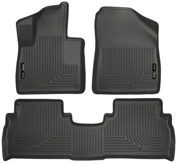 Husky Weatherbeater Front & Rear Floor Liners For 2016 Kia Sorento 1