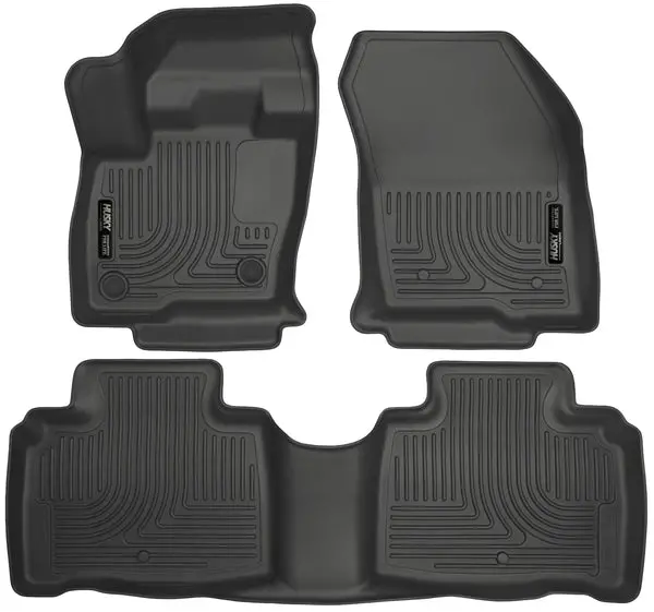 Husky Weatherbeater Front & Rear Floor Liners For 2016 Lincoln Mkx 1