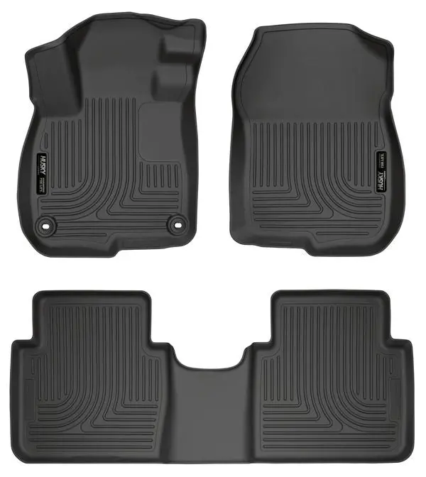 Husky Weatherbeater Front & Rear Floor Liners For 2017 Honda Cr-V 1