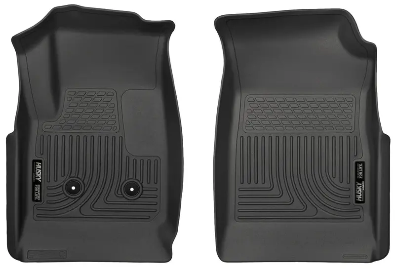 Husky Weatherbeater Front Seat Floor Liners For 2015 Chevrolet Colorado And Gmc Canyon (Crew & Extended Cab) 1