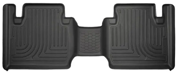 Husky Weatherbeater Rear Seat Floor Liners For 2012–2015 Toyota Tacoma Extended Cab 1