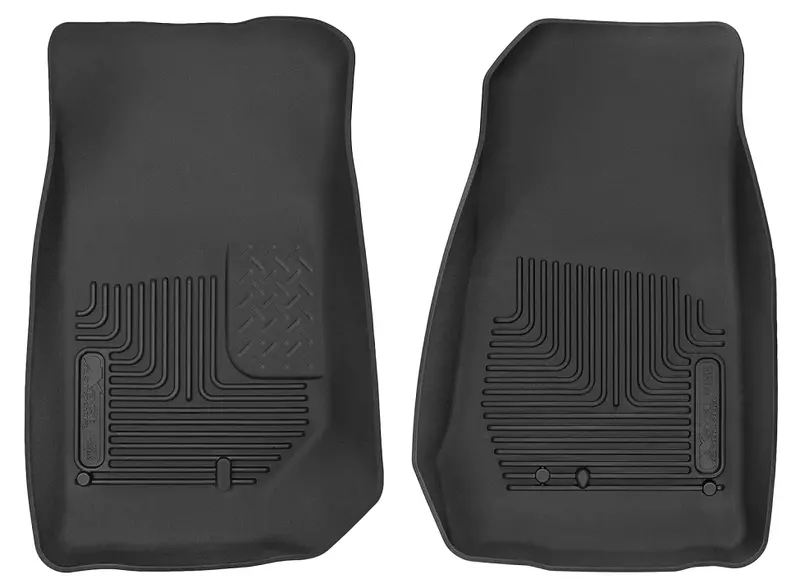 Husky Xact Contour All-Weather Front Floor Liners For 2007–2015 Jeep Wrangler (Standard Wheelbase, Excludes Unlimited) 1
