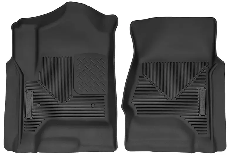 Husky Xact Contour Front Floor Liners For 2014–2017 Chevrolet Silverado & Gmc Sierra 1500 Crew & Double Cab 1