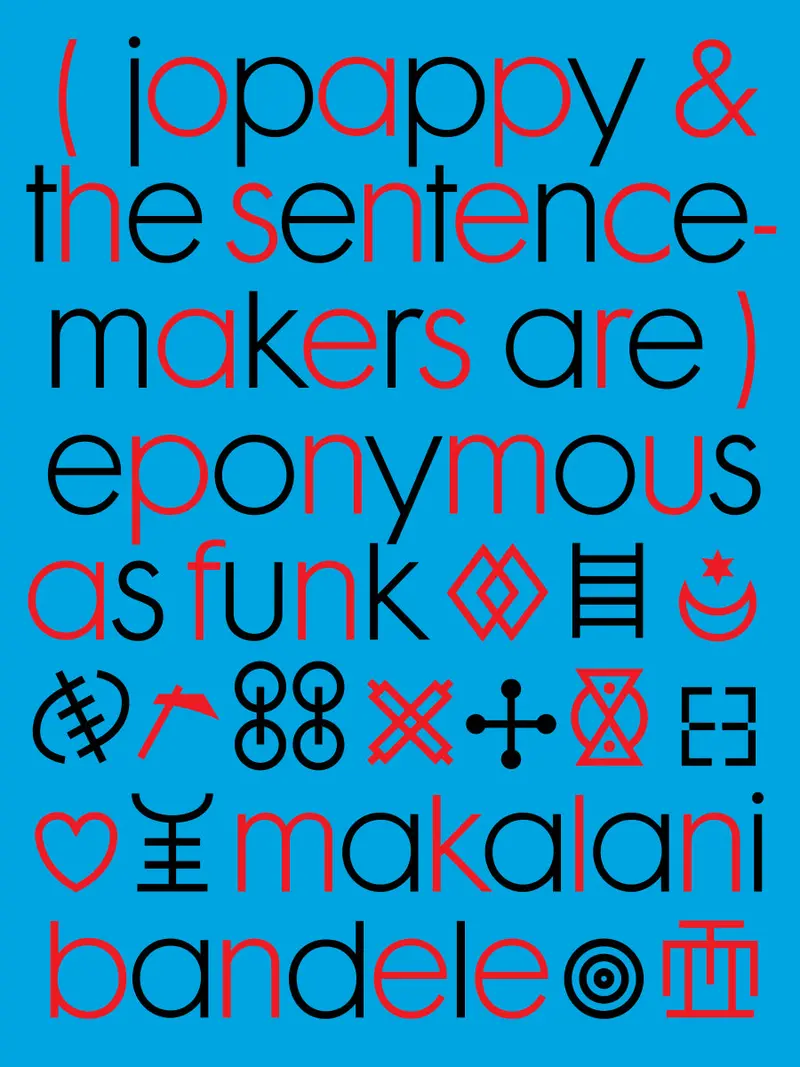 Jopappy & The Sentence-Makers: Funk Origins 1