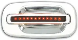 Led Front Door Handle Pair For 2000–2006 Chevy Suburban, Tahoe & Gmc Yukon — Driver Side With Keyhole, Passenger Side Keyhole-Free 1