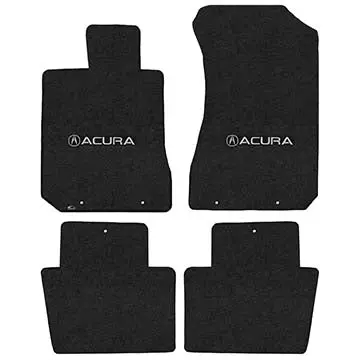 Lloyd Mats Ultimat Ebony Floor Mats For 2005–2008 Acura Rl – Full Set With Acura Logo 1