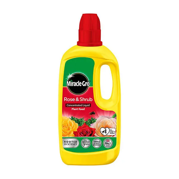 Miracle-Gro Rose & Shrub Liquid Feed – 800 Ml Concentrated Formula 1