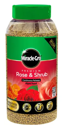 Miracle-Gro Slow-Release Fertiliser For Roses And Shrubs – 900G 1