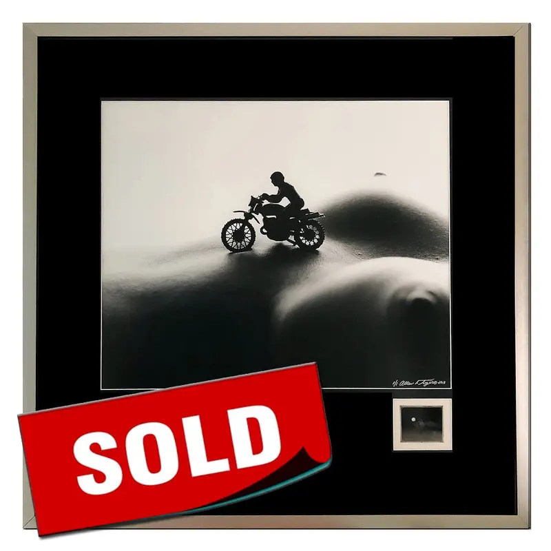 Motorcycle Journey Through Mountain Hills Art 1