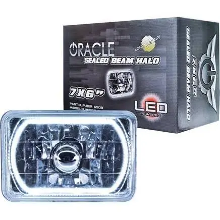 Oracle Halo Headlight Assembly – 7" × 6" Sealed Beam Retrofit (Sold Individually) 1