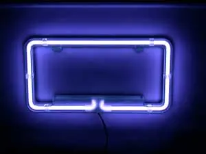 Plasmaglow Neon-Style Led License Plate Frame 1