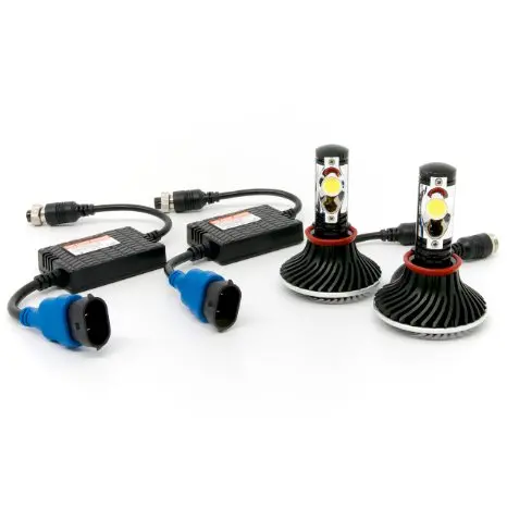 Plasmaglow Standard Led Headlight Conversion Kit – Direct H11 Halogen Replacement 1