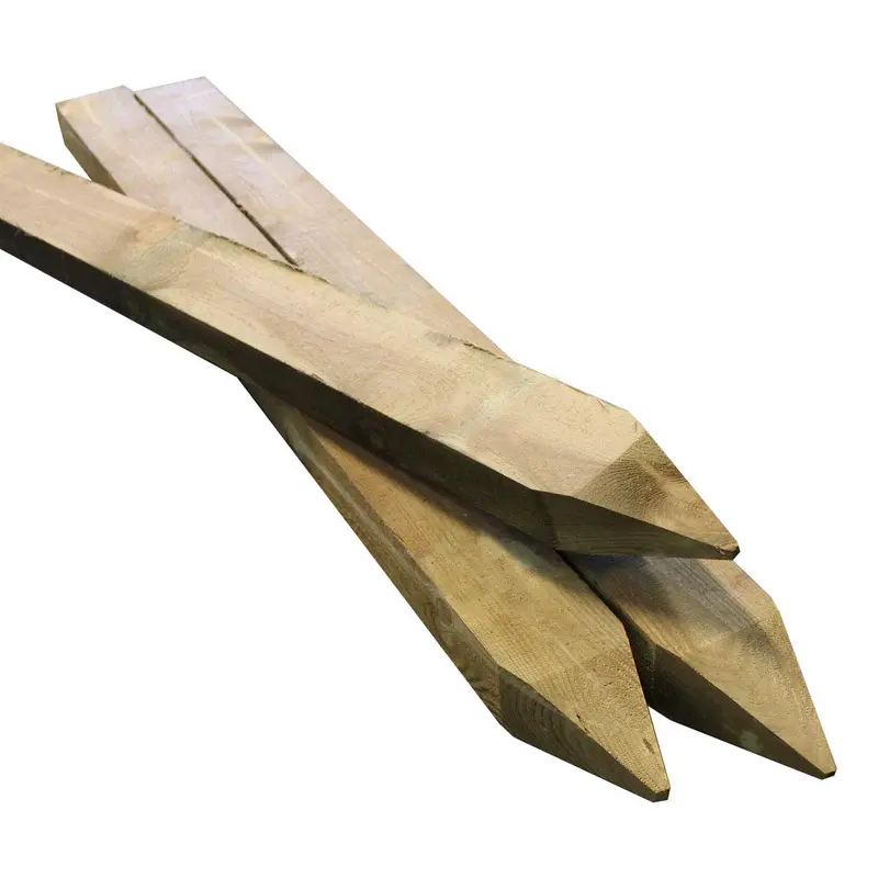 Pressure-Treated Timber Fence Posts – 8Ft × 4In × 4In 1