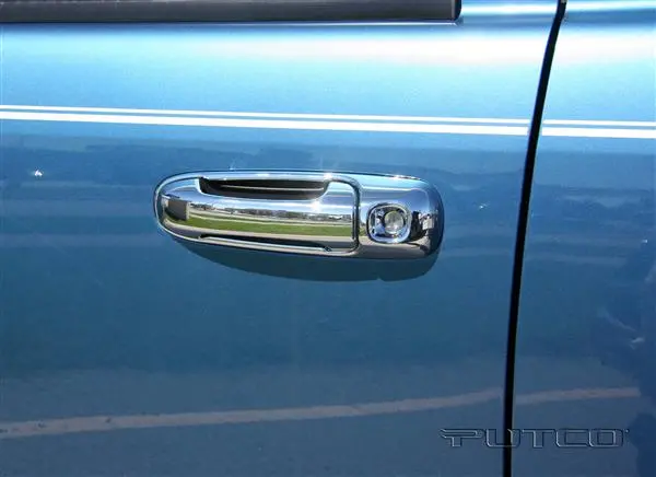 Putco Chrome Door Handle Covers – 2004–2009 Dodge Durango (4-Door, No Passenger Keyhole) 1