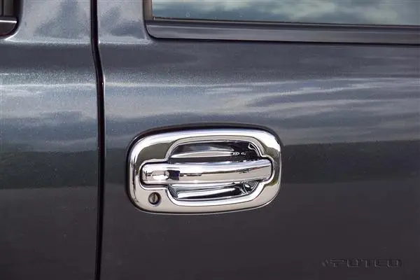 Putco Chrome Door Handle Covers For 1999–2006 Chevrolet Silverado & Gmc Sierra (2-Door, With Keyhole) 1