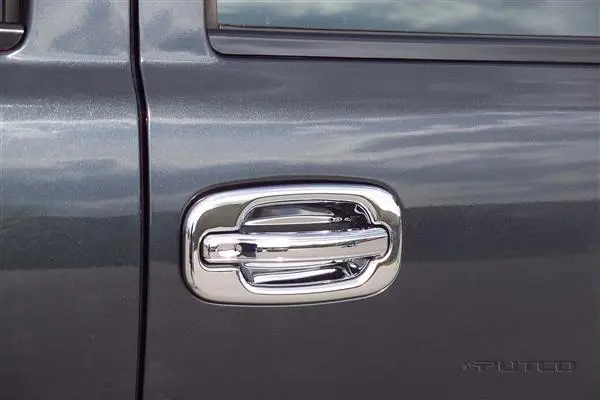 Putco Chrome Door Handle Covers For 1999–2006 Chevrolet Silverado, Gmc Sierra, Suburban & Tahoe (4-Door, No Keyhole) 1