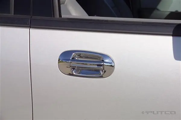 Putco Chrome Door Handle Covers For 2003–2006 Ford Expedition — 4-Door Set (No Passenger Keyhole) 1