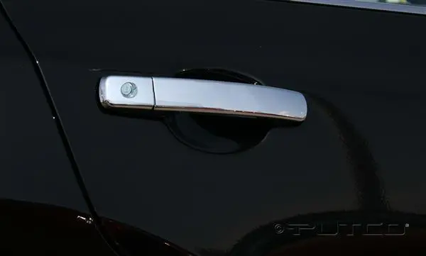 Putco Chrome Door Handle Covers For 2007–2012 Nissan Altima — 4-Door Kit (With Passenger Keyhole, No Dual Sensors) 1