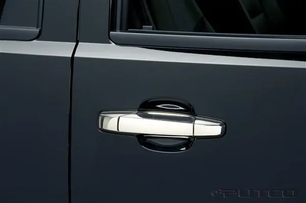 Putco Chrome Door Handle Covers For 2007–2013 Chevrolet Silverado & Gmc Sierra (2-Door, No Rear Bezel, No Keyhole) 1