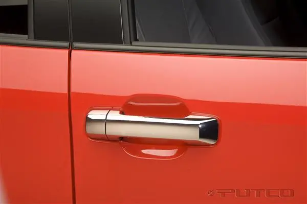 Putco Chrome Door Handle Covers For 2008–2013 Toyota Sequoia & Tundra Crewmax (4-Door, No Keyhole) 1