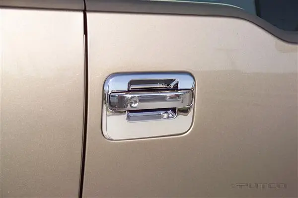 Putco Chrome Door Handle Surrounds – 2005–2008 Lincoln Mark Lt (4-Door, No Keypad, Surrounds Only) 1