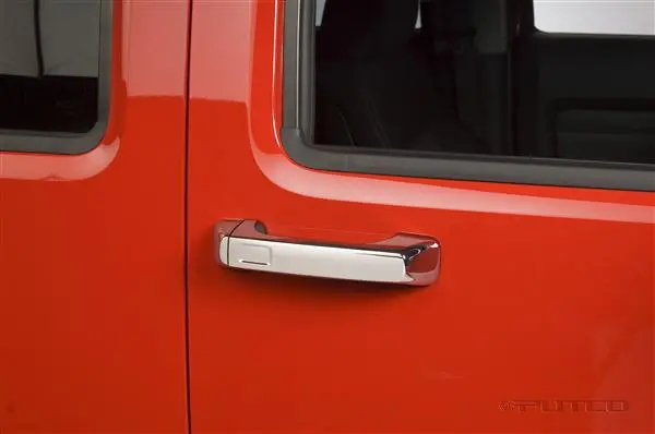 Putco Chrome Door & Tailgate Handle Covers For 2005–2009 Hummer H3 & H3T (No Keyhole) 1