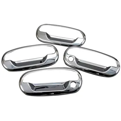 Putco Chrome Outer Ring Door Handle Covers For 1998–2002 Ford Expedition (Includes Passenger Keyhole) 1