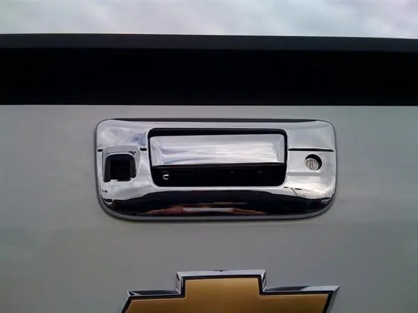 Putco Chrome Rear Tailgate Handle Cover For 2007–2013 Chevy Silverado & Gmc Sierra With Backup Camera And Key Hole 1