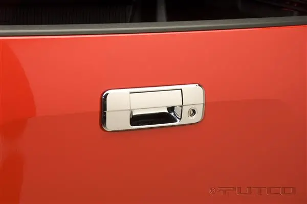 Putco Chrome Rear Tailgate Handle Cover – For 2007–2013 Toyota Tundra (No Rearview Camera) 1