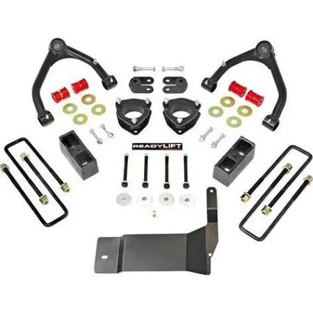 Readylift 4-Inch Front / 1.75-Inch Rear Complete Lift Kit For 2014–2018 Chevy Silverado & Gmc Sierra 1500 4Wd (Oem Cast Steel Ucas) 1