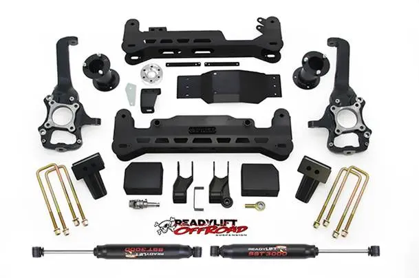 Readylift 7-Inch Front / 4-Inch Rear Off-Road Lift Kit For 2015–2018 Ford F-150 4Wd 1