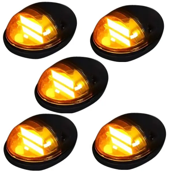 Recon Smoked Amber Oled Cab Lights For 1999–2016 Ford F-250/F-350/F-450 Super Duty 1