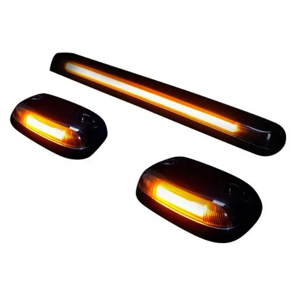 Recon Smoked Led Cab Roof Lights For 2007–2013 Chevrolet Silverado & Gmc Sierra 1