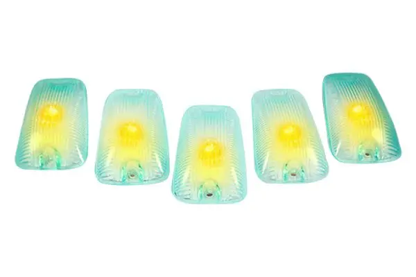 Recon Super White Cab Roof Light Lenses For 1994–2002 Chevrolet Silverado & Gmc Sierra 1