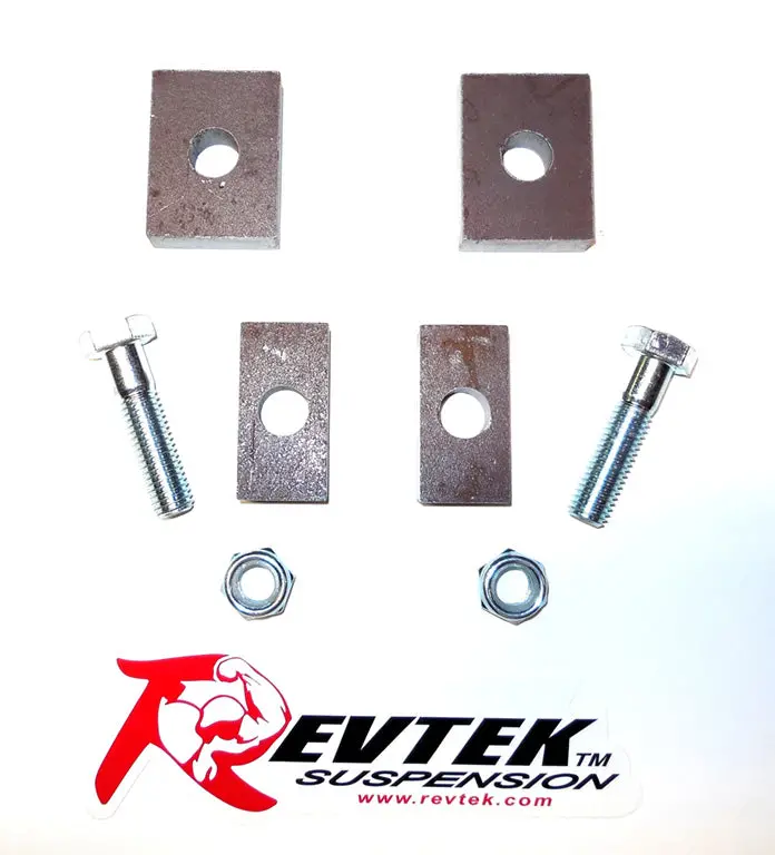 Revtek Front Differential Drop Spacer Kit For 2007–2017 Chevy Silverado & Gmc Sierra 1500 4Wd 1