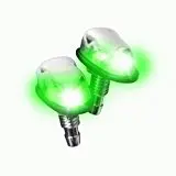 Streetglow Green Led Washer Nozzle Light Pair 1