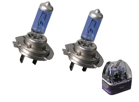 Streetglow H7 Xenon Headlight Bulbs — 55W, Dot-Compliant 1