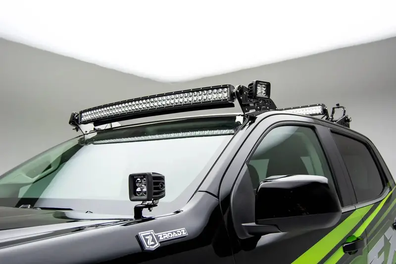 T-Rex Z362671-Kit2 A-Pillar Led Pod Light Kit – Dual Green Pods For Chevrolet Colorado 1