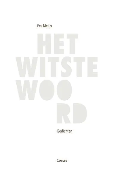The Whitest Word 1