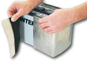 Thermo-Tec Battery Heat Shield – 40" × 8" Adhesive-Backed Thermal Barrier 1