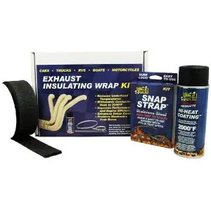 Thermo-Tec Black Exhaust And Header Wrap Kit – 2" × 50' Complete Set 1