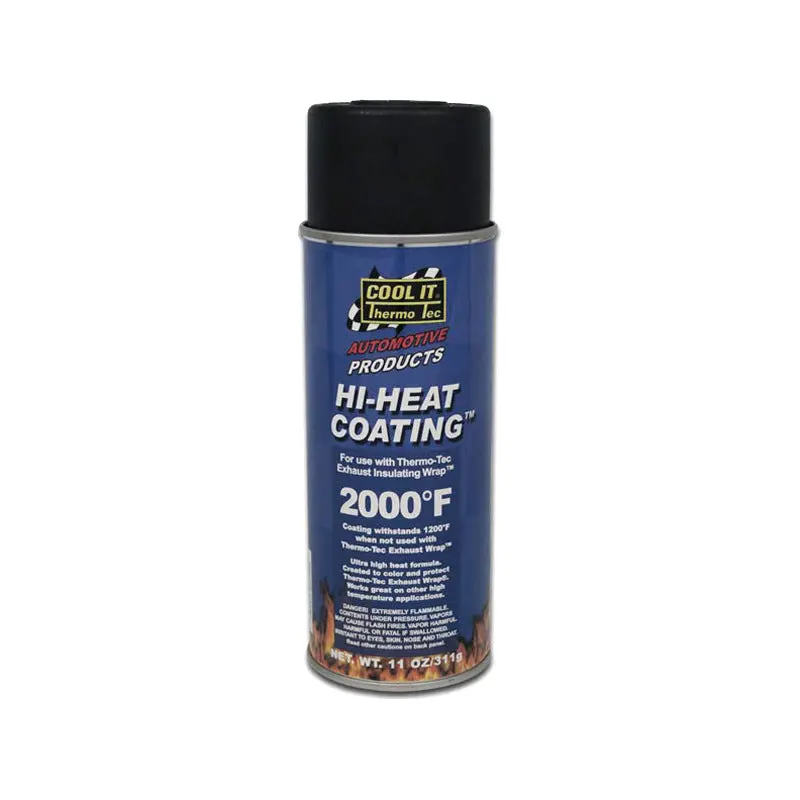 Thermo-Tec Matte Black High-Heat Exhaust Coating Spray – 11 Oz 1