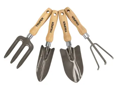 Truper 6-Inch Gardening Tool Kit – 4-Piece Outdoor Set 1