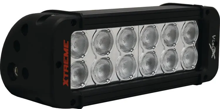 Vision X 8-Inch Xmitter Prime Xtreme Black Led Light Bar – 12X 5W Leds, 40-Degree Flood Beam 1