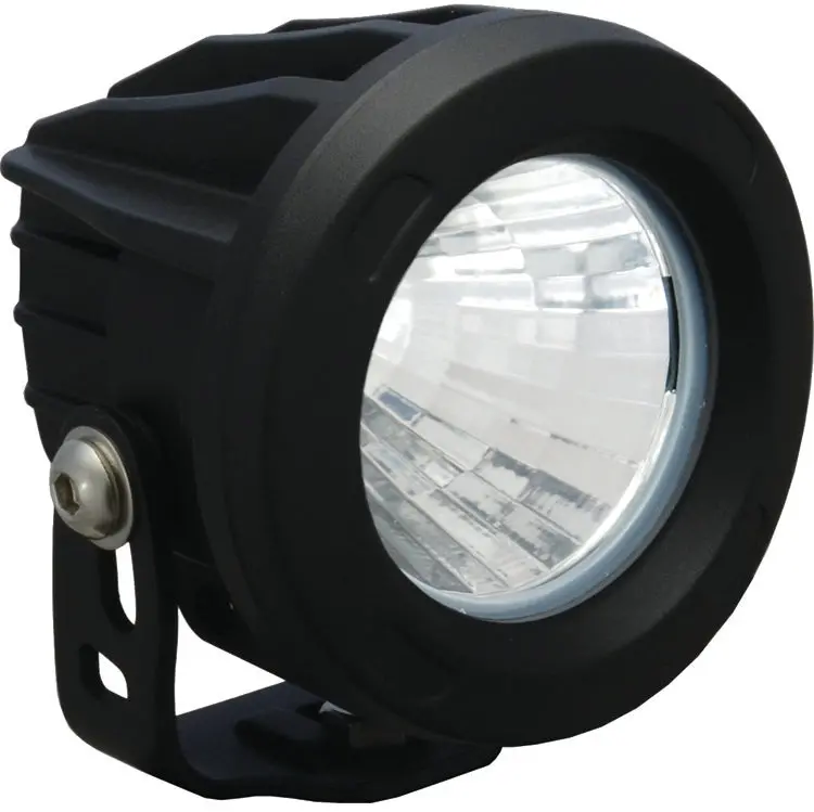 Vision X Optimus 3.7" Round Led Driving Light – 10W Medium Beam (20°), Single 1