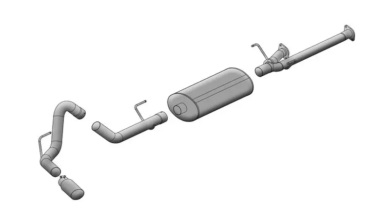 Volant Performance Cat-Back Exhaust System For 2011–2017 Toyota Tundra 5.7L V8 1