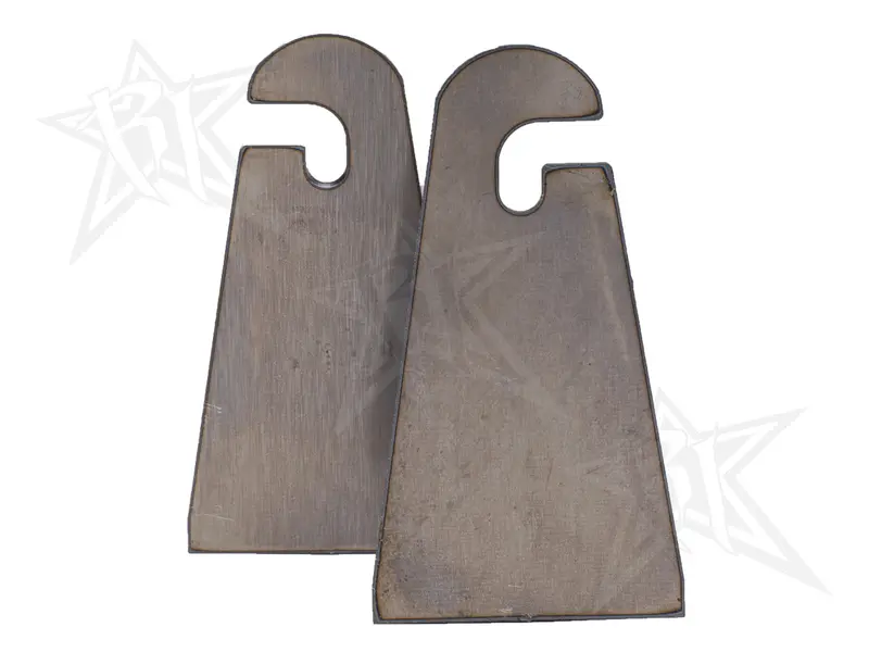 Weld-On Slotted Tab Pair – Flat Base For Rigid Light Bars 1