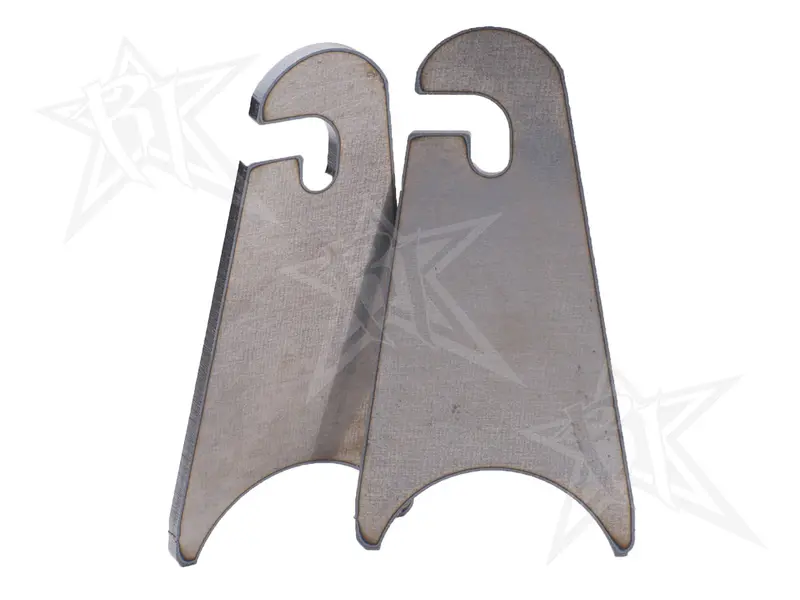 Weld-On Slotted Tab Pair – Radius Base For Rigid Light Bars 1
