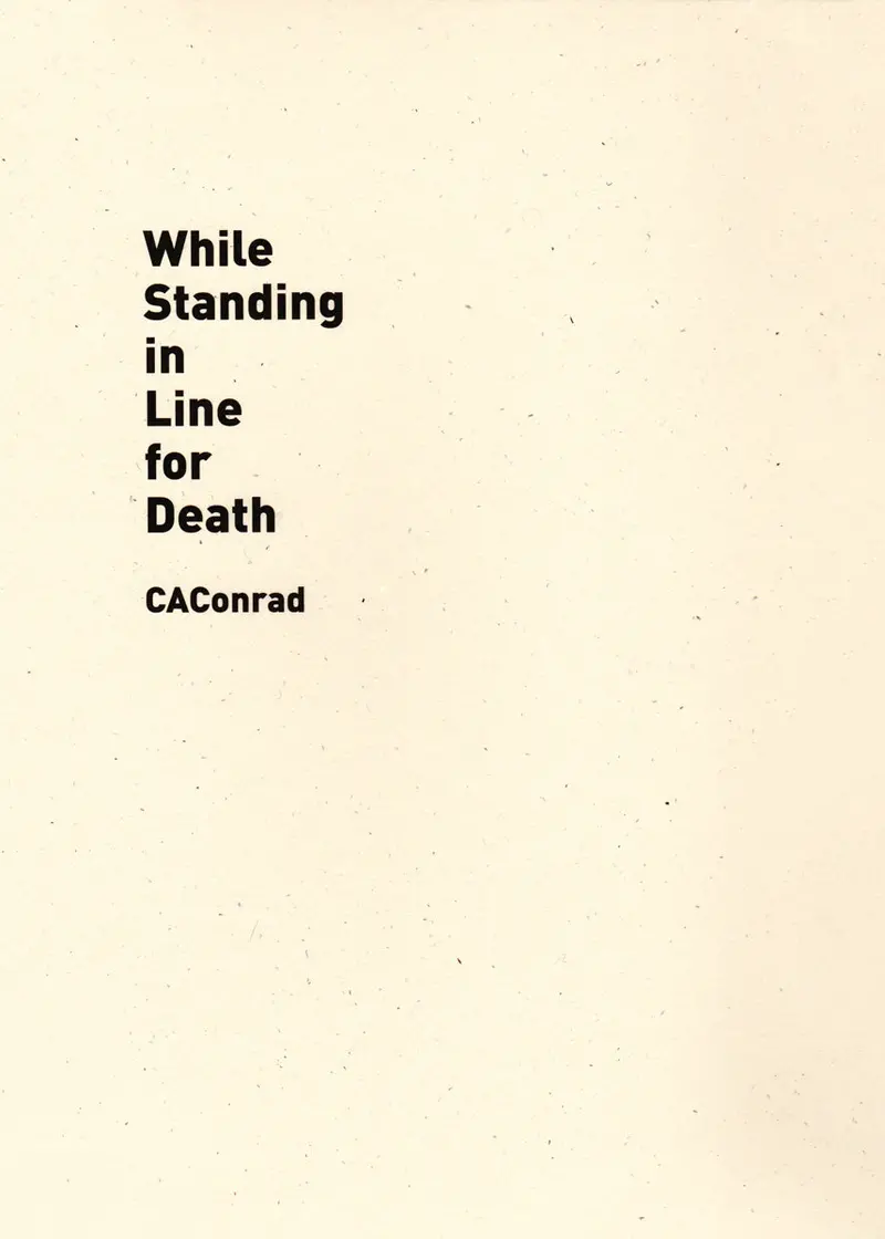 While Standing In Line For Death: Darkly Humorous And Existential Verse 1