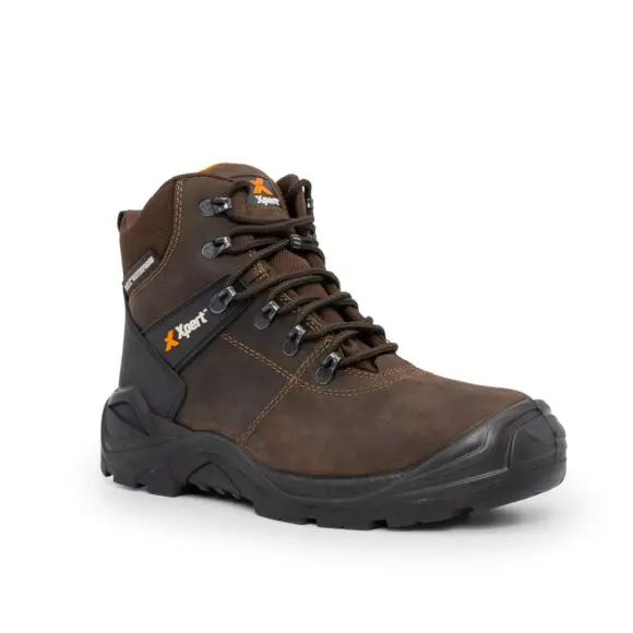 Xpert Typhoon S3 Brown Waterproof Safety Boots – Slip-Resistant & En Iso 20345 Compliant 1